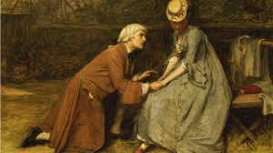 The Proposal. John Pettie, R.A. (1839-1893). Oil On Canvas, 1869.